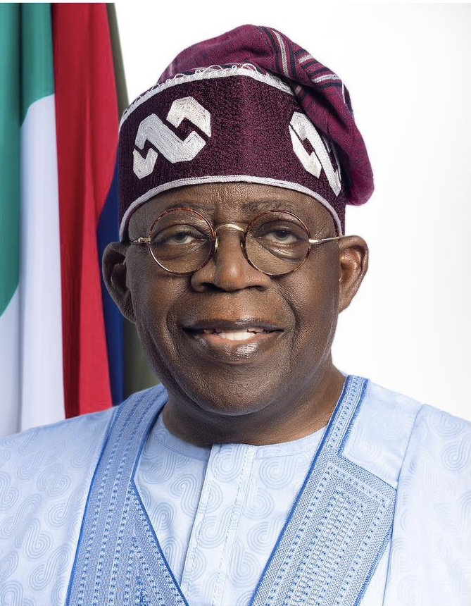 President Bola Ahmed Tinubu official portrait, 2023